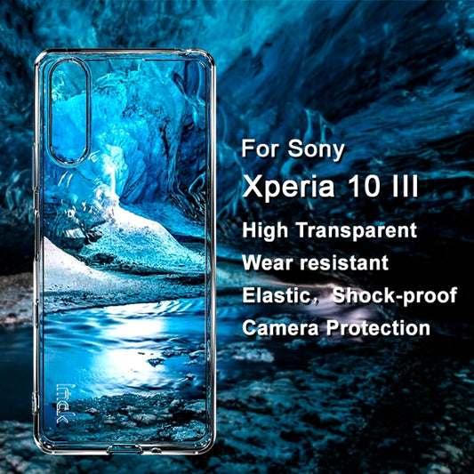 For Sony Xperia 10 III IMAK UX-5 Series Transparent Shockproof TPU Protective Case by imak
