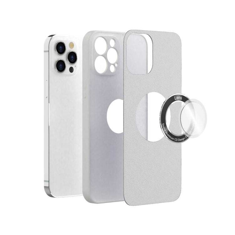 For iPhone 12 PU+PC+TPU Mobile Phone Protective Case(White) by buy2fix