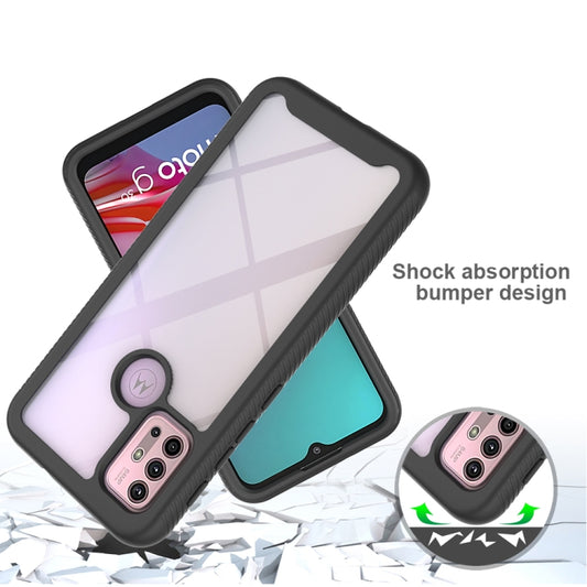 For Motorola Moto G30 Starry Sky Solid Color Series Shockproof PC + TPU Protective Case(Purple) by buy2fix