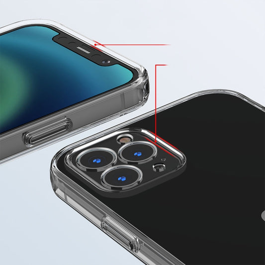 For iPhone 12 Acrylic Shockproof Protective Case(Transparent) by buy2fix