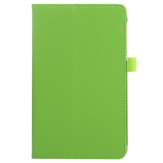 For Samsung Galaxy Tab A7 Lite T220 / T225 Litchi Texture Solid Color Horizontal Flip Leather Case with Holder & Pen Slot(Green) by buy2fix