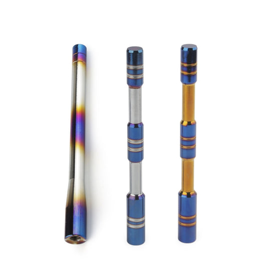 Car Modified Aluminum Signal Antenna Aerial(Roasted Blue) by buy2fix