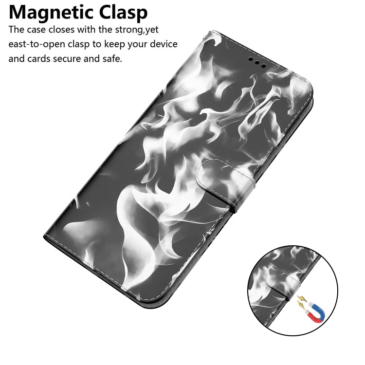 For Xiaomi Poco X3 NFC Cloud Fog Pattern Horizontal Flip Leather Case with Holder & Card Slot & Wallet(Black) by buy2fix