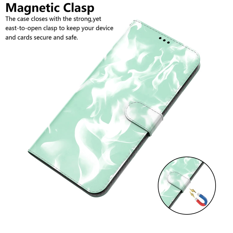 For Xiaomi Redmi 9C Cloud Fog Pattern Horizontal Flip Leather Case with Holder & Card Slot & Wallet(Mint Green) by buy2fix