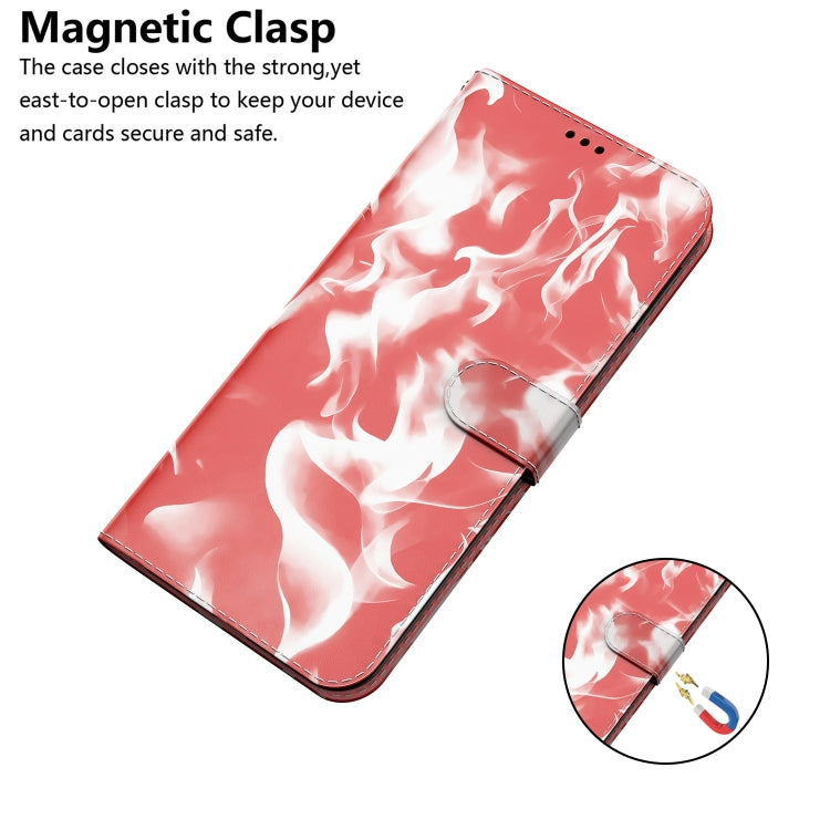 For Xiaomi Redmi 9C Cloud Fog Pattern Horizontal Flip Leather Case with Holder & Card Slot & Wallet(Red) by buy2fix