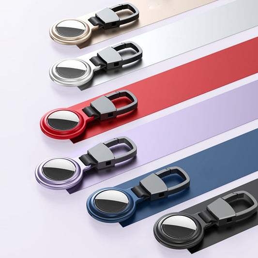 Aluminum Alloy Shockproof Protective Case For AirTag(Navy Blue) by buy2fix