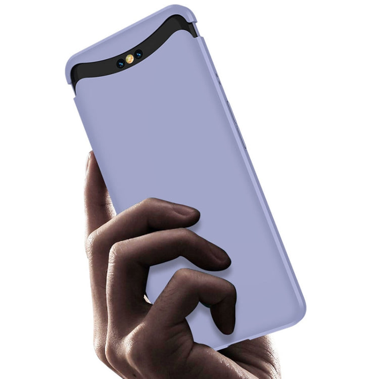 For OPPO Find X GKK Magnetic Liftable Straight Edge Ultra-thin Full Coverage Protective Case(White) by GKK