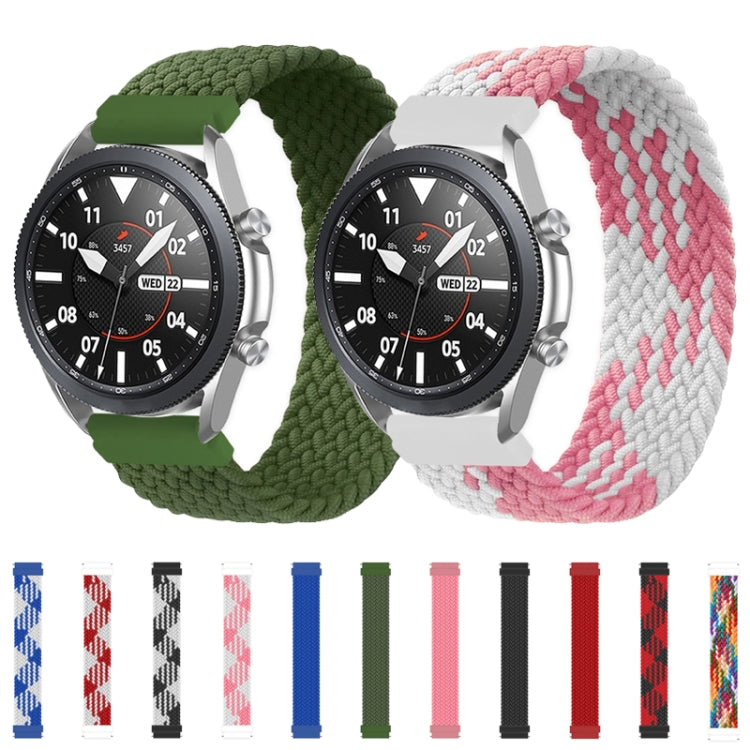 For Huawei Watch 3 / 3 Pro Adjustable Nylon Braided Elasticity Watch Band, Size:155mm(Black) by buy2fix