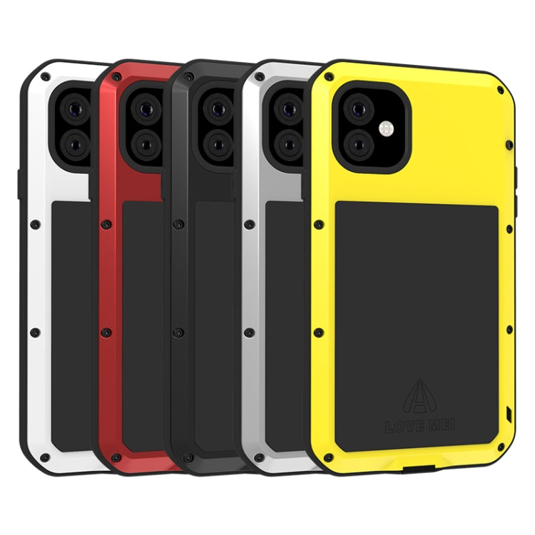 For iPhone 11 Pro Max LOVE MEI Metal Shockproof Waterproof Dustproof Protective Case(Black) by LOVE MEI
