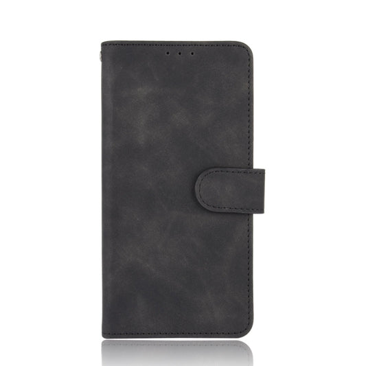 For TCL 20 SE Solid Color Skin Feel Magnetic Buckle Horizontal Flip Calf Texture PU Leather Case with Holder & Card Slots & Wallet(Black) by buy2fix