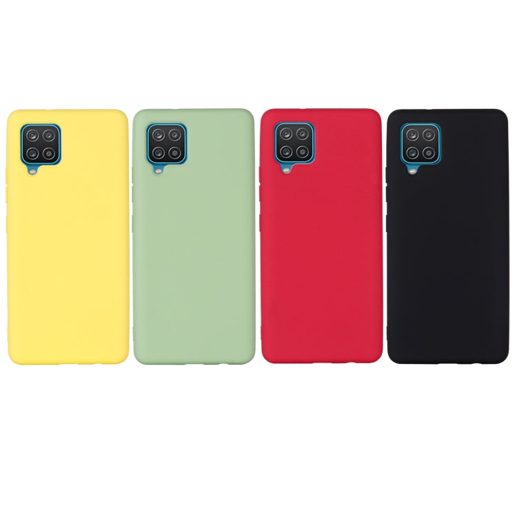 For Samsung Galaxy A22 4G Solid Color Liquid Silicone Dropproof Full Coverage Protective Case(Black) by buy2fix