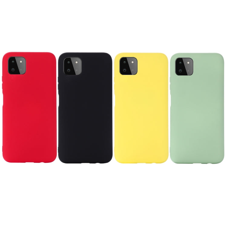 For Samsung Galaxy A22 5G Solid Color Liquid Silicone Dropproof Full Coverage Protective Case(Green) by buy2fix