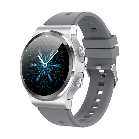 GT69 1.3 inch IPS Touch Screen IP67 Waterproof Bluetooth Earphone Smart Watch, Support Sleep Monitoring / Heart Rate Monitoring / Bluetooth Call(Silver) by buy2fix