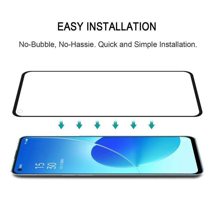 For OPPO Reno6 5G / Reno7 5G / Reno7 SE 5G / A96 25 PCS Full Glue Full Screen Tempered Glass Film by buy2fix