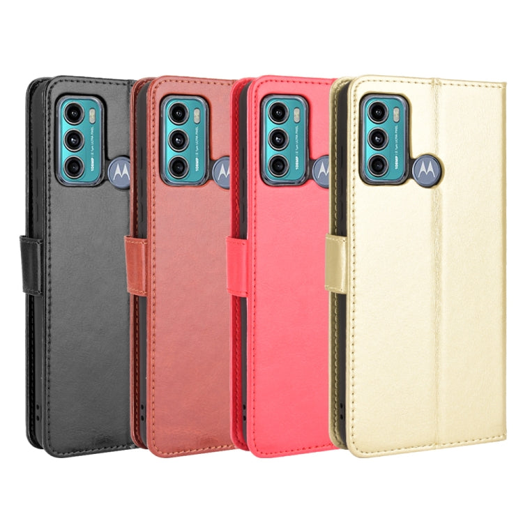 For Motorola Moto G40 Fusion / Moto G60 Crazy Horse Texture Horizontal Flip Leather Case with Holder & Card Slots & Lanyard(Red) by buy2fix