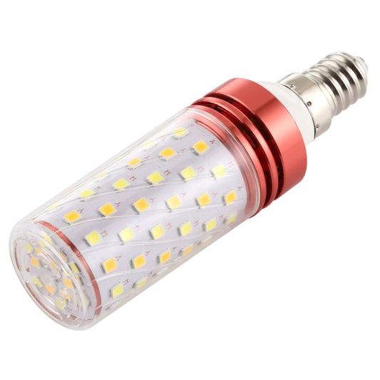E14 16W 700LM 84LEDs Three-Color Dimming Corn Light Bulb SMD 2835 by buy2fix