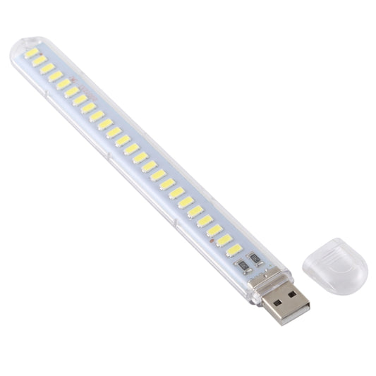 3W 24LEDs 5V 200LM USB LED Book Light Portable Night Light White Light by buy2fix