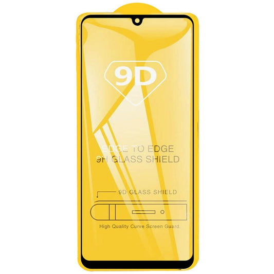 For Samsung Galaxy A22 4G 25 PCS 9D Full Glue Full Screen Tempered Glass Film by buy2fix