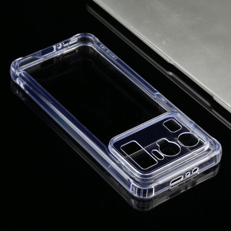 For Xiaomi Mi 11 Ultra Four-corner Shockproof Transparent TPU + PC Protective Case by buy2fix