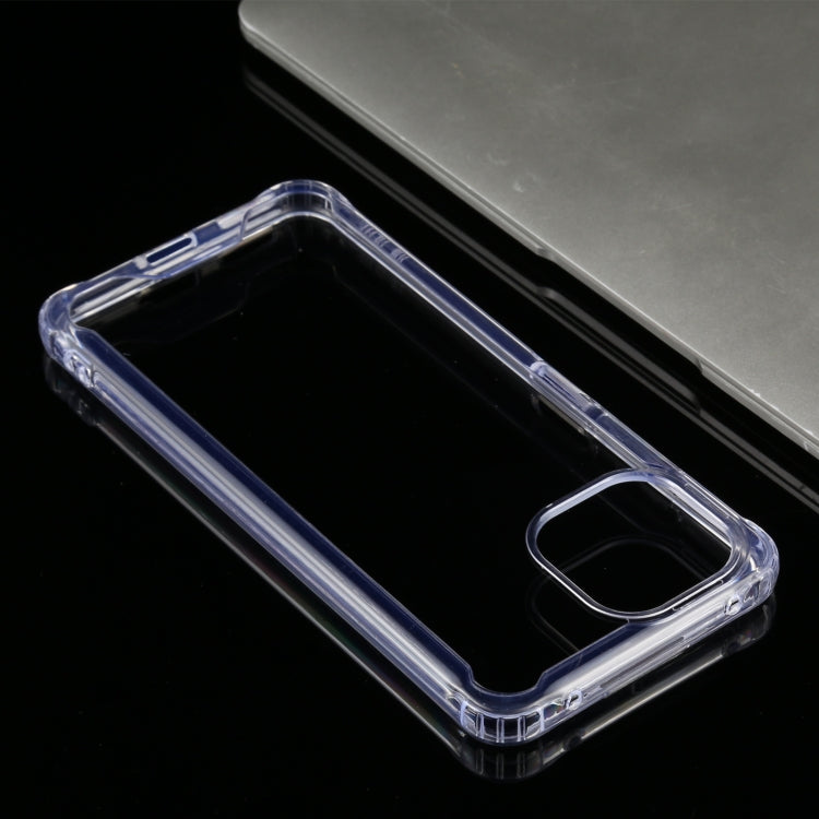 For Xiaomi Mi 11 Lite Four-corner Shockproof Transparent TPU + PC Protective Case by buy2fix