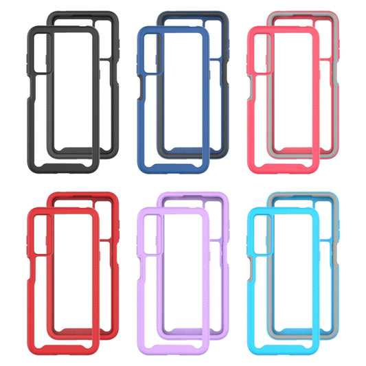 For TCL 20s Starry Sky Solid Color Series Shockproof PC + TPU Case(Black) by buy2fix