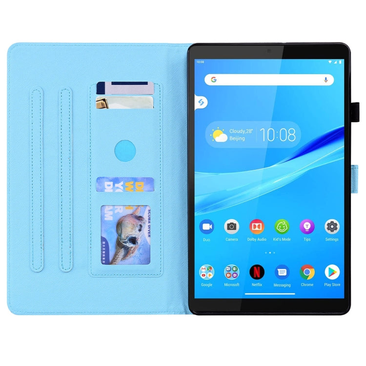 For Lenovo Tab M8 FHD TB-8505F / TB-8705X 8.0 inch Animal Pattern Horizontal Flip Leather Case with Holder & Card Slots & Photo Frame(Cycling Panda) by buy2fix