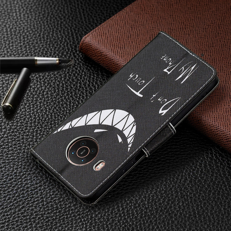 For Nokia X10 / X20 Colored Drawing Pattern Horizontal Flip Leather Case with Holder & Card Slots & Wallet(Smirk) by buy2fix