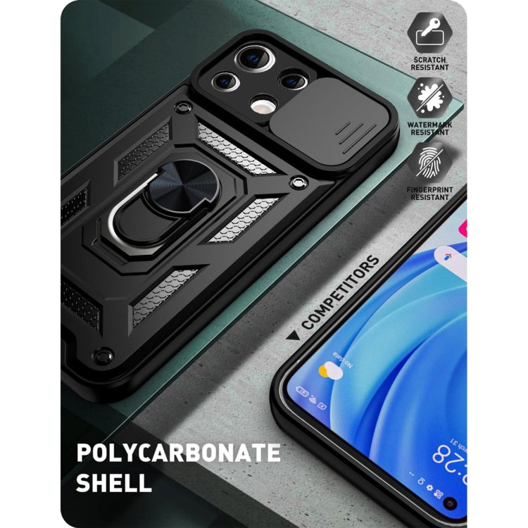 For Xiaomi Mi 11 Lite 5G/4G Sliding Camera Cover Design TPU+PC Protective Case(Black) by buy2fix