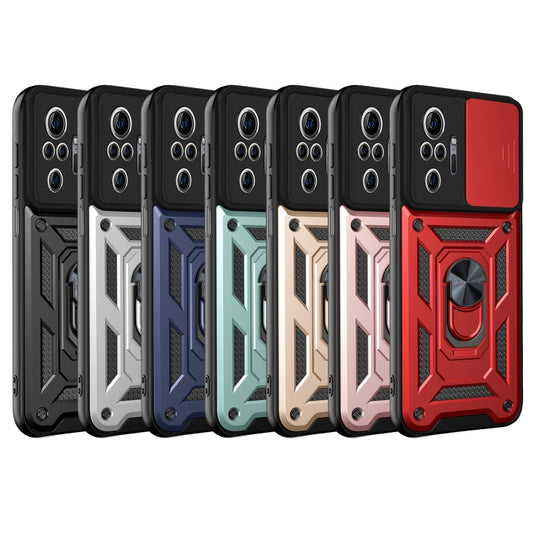 For Xiaomi Redmi Note 10 Pro Sliding Camera Cover Design TPU+PC Protective Case(Red) by buy2fix