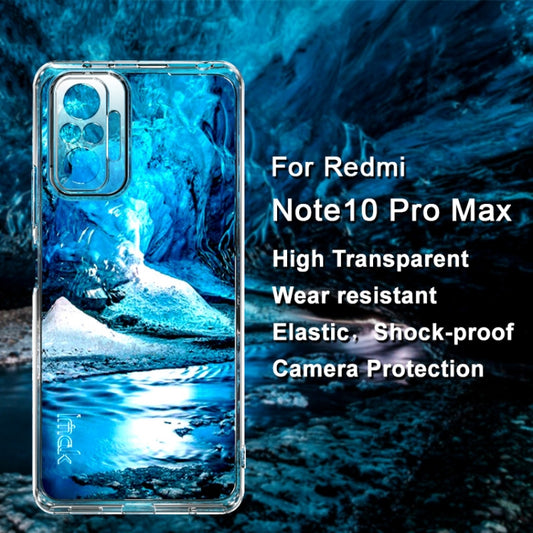 For Xiaomi Redmi Note10 Pro Overseas Version IMAK UX-5 Series Transparent Shockproof TPU Protective Case by imak