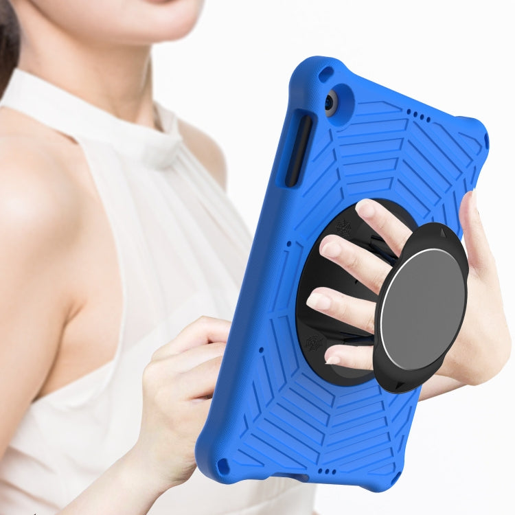 For Huawei MatePad T 10 / T 10s Spider King EVA Protective Case with Adjustable Shoulder Strap & Holder(Blue) by buy2fix