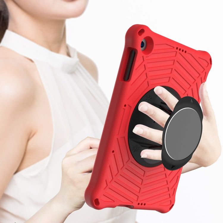 For Huawei MatePad T 10 / T 10s Spider King EVA Protective Case with Adjustable Shoulder Strap & Holder(Red) by buy2fix