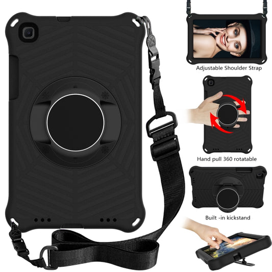 For Samsung Galaxy Tab A 8.0 2019 SM-T290 / SM-T295 Spider King EVA Protective Case with Adjustable Shoulder Strap & Holder(Black) by buy2fix