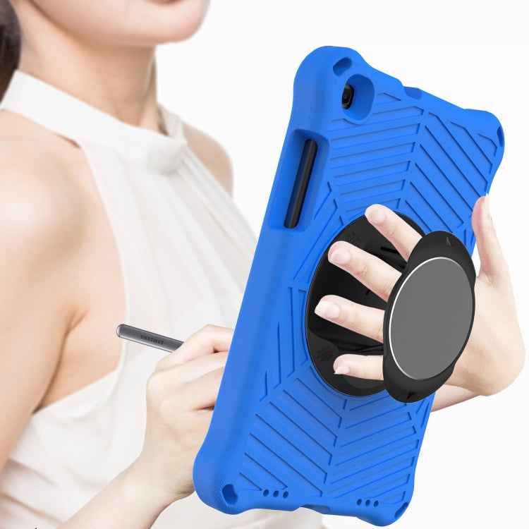 For Samsung Galaxy Tab A 8.0 2019 SM-T290 / SM-T295 Spider King EVA Protective Case with Adjustable Shoulder Strap & Holder(Blue) by buy2fix