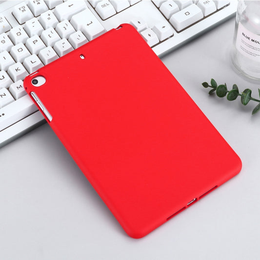 Solid Color Liquid Silicone Dropproof Full Coverage Protective Case For iPad mini 5 / mini 4(Red) by buy2fix