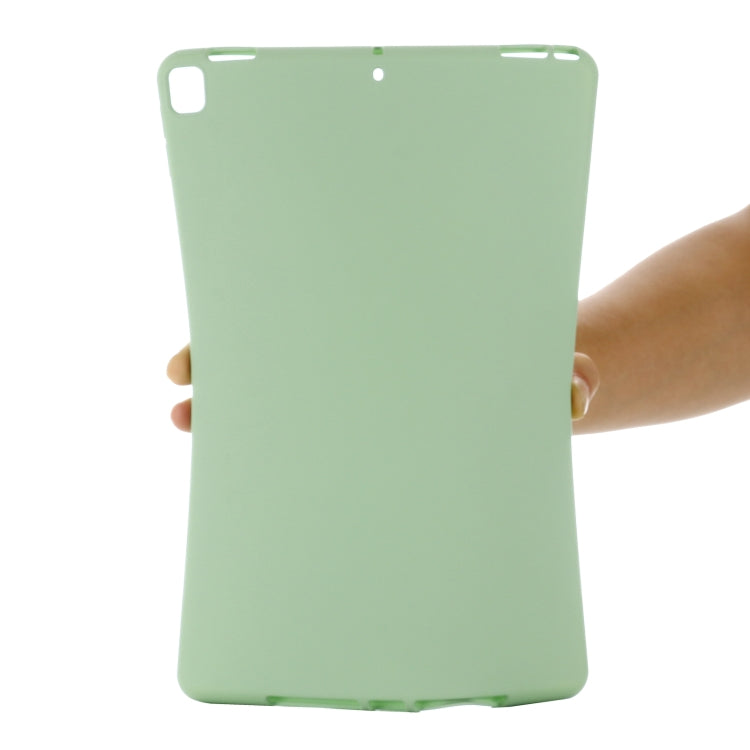 Solid Color Liquid Silicone Dropproof Full Coverage Protective Case For iPad 10.2 2019 / 10.2 2020 / 10.2 2021 / Pro 10.5 2017 / Air 10.5 2019(Green) by buy2fix