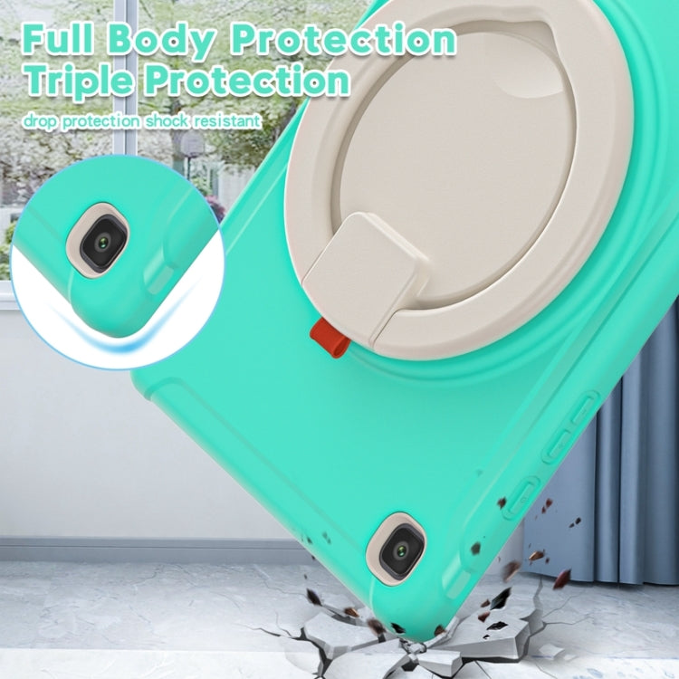 Shockproof TPU + PC Protective Case with 360 Degree Rotation Foldable Handle Grip Holder & Pen Slot For Samsung Galaxy Tab A7 10.4 2020 T500(Mint Green) by buy2fix