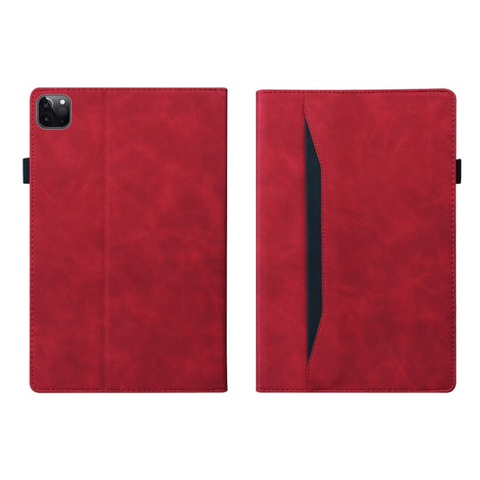 For iPad Pro 11 2022 / 2021 & 2018 / Air 2020 10.9 Business Shockproof Horizontal Flip Leather Tablet Case with Holder & Card Slots & Photo Frame & Pen Slot & Sleep / Wake-up Function(Red) by buy2fix