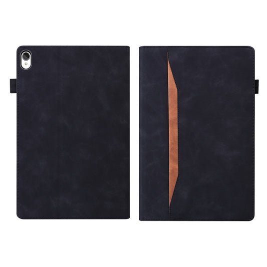 For Lenovo Tab P11 TB-J606F Business Shockproof Horizontal Flip Leather Case with Holder & Card Slots & Photo Frame & Pen Slot(Black) by buy2fix