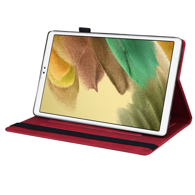 For Samsung Galaxy Tab A7 Lite 8.7 SM-T220 / SM-T225 Business Shockproof Horizontal Flip Leather Case with Holder & Card Slots & Photo Frame & Pen Slot(Red) by buy2fix