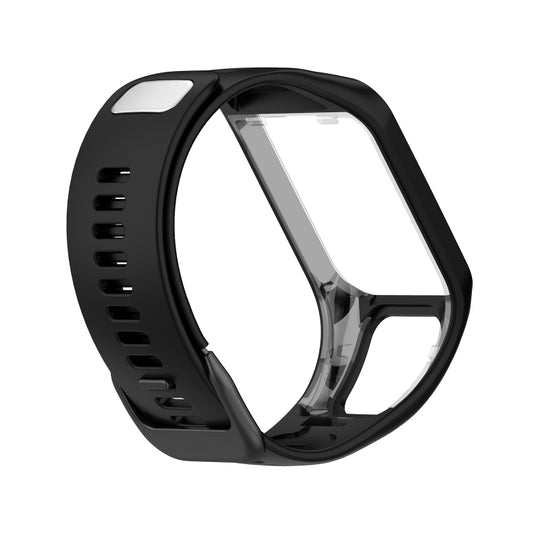 For Tomtom 4 Silicone Watch Band(Black) by buy2fix