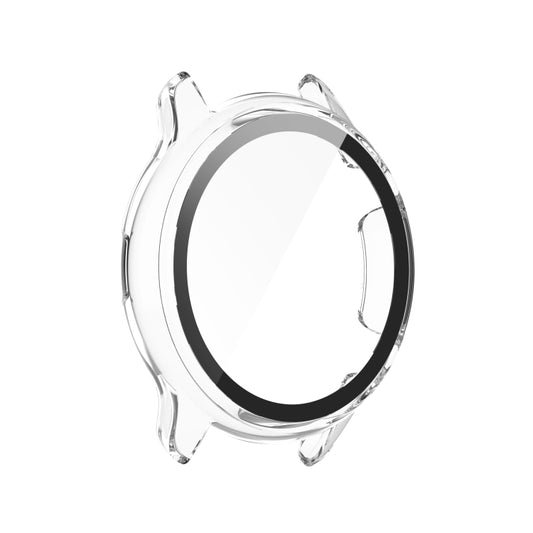 For Amazfit GTR 2 eSIM Tempered glass + PC Integrated Protective Case(Transparent White) by buy2fix