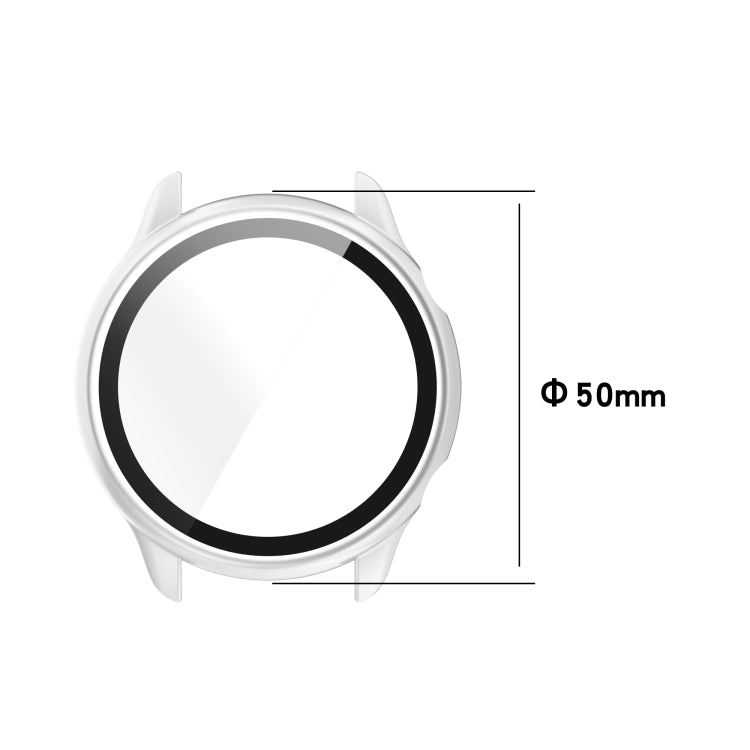 For Amazfit GTR 2 eSIM Tempered glass + PC Integrated Protective Case(Silver) by buy2fix