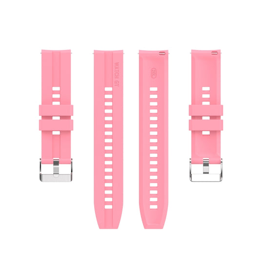 For Huawei Watch 3 / 3 Pro Silicone Watch Band(Pink) by buy2fix