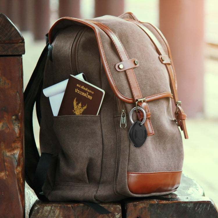 Location Tracker Anti-lost Portable Silicone Protective Case for Samsung Galaxy Smart Tag(Grey) by buy2fix