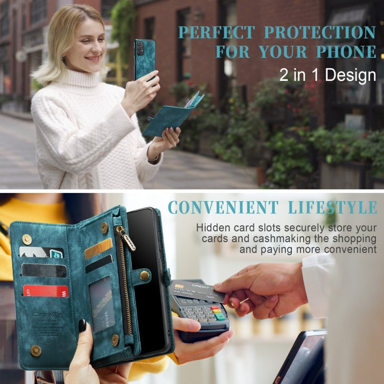 For Samsung Galaxy A32 5G CaseMe Detachable Multifunctional Horizontal Flip Leather Phone Case(Green) by CaseMe