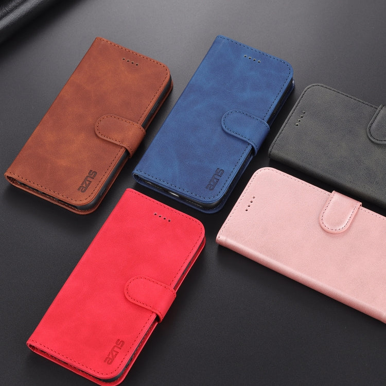 AZNS Skin Feel Calf Texture Horizontal Flip Leather Case with Card Slots & Holder & Wallet For iPhone 7 / 8 / SE (2020)(Red) by AZNS