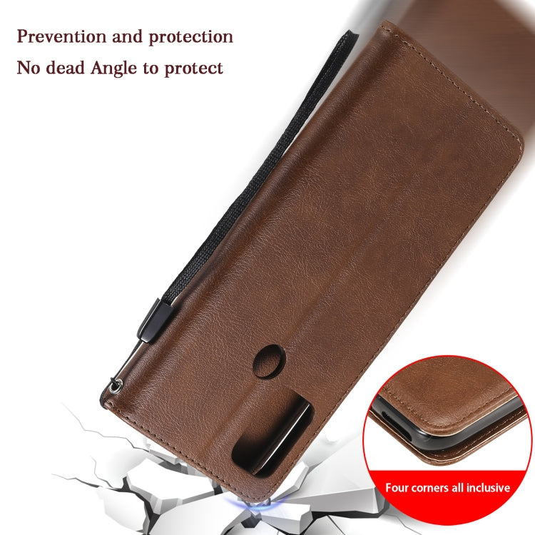 For Motorola Moto G10 / G30 Solid Color Horizontal Flip Protective Leather Case with Holder & Card Slots & Wallet & Photo Frame & Lanyard(Purple) by buy2fix