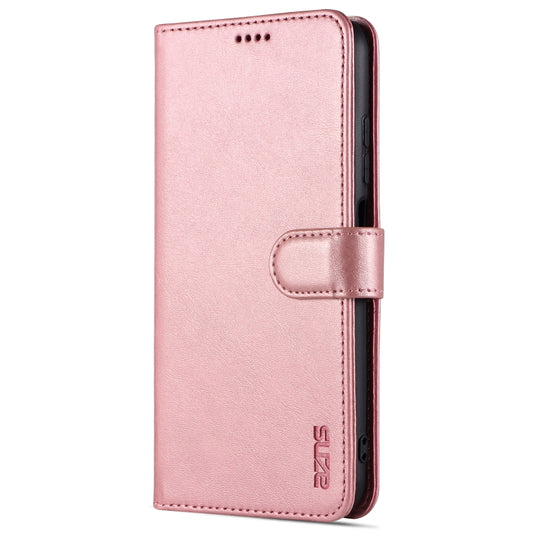 For Xiaomi Poco M3 Pro 5G AZNS Skin Feel Calf Texture Horizontal Flip Leather Case with Card Slots & Holder & Wallet(Rose Gold) by AZNS