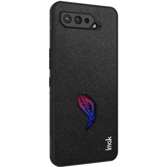 For Asus ROG Phone 5 IMAK LX-5 Series PC + TPU Protective Case with Screen Protector(Cross Texture) by imak